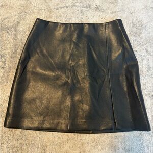 Sunday Best (from Aritzia) faux leather skirt black size 4